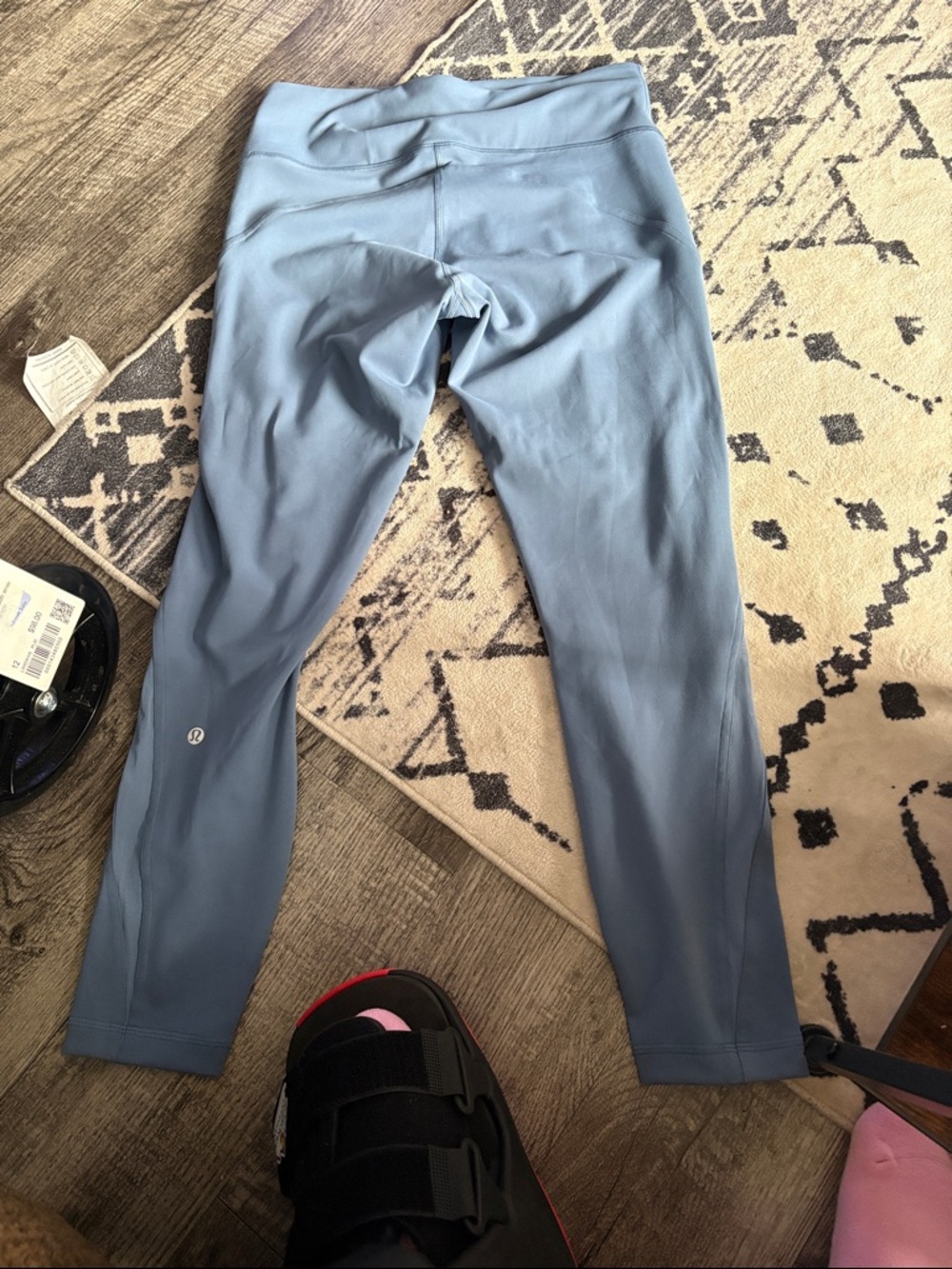 NWOT Size 10 Lululemon Wunder Under 26” High-Rise Leggings in Dusty Blue